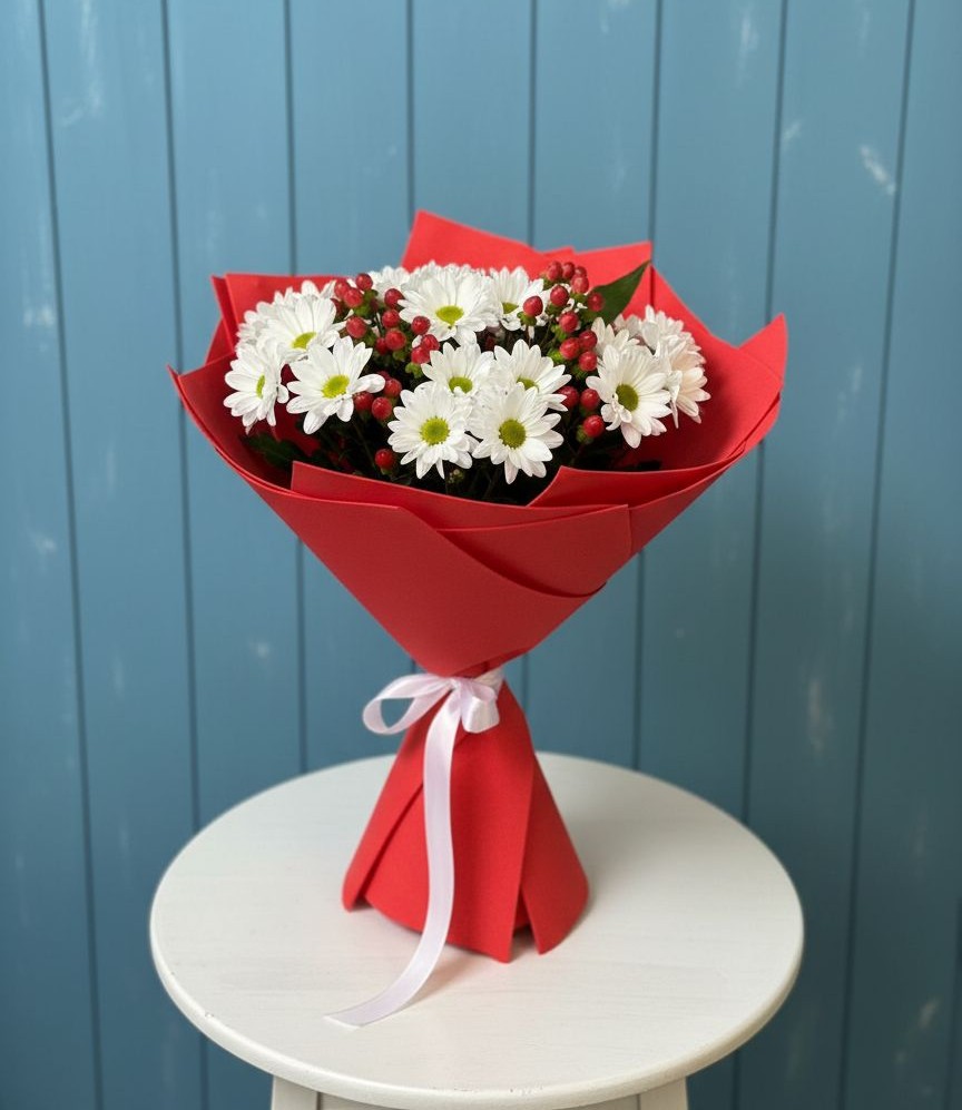 Букет цветов из: Хризантемы в Пелым