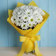 Букет цветов из:  Хризантемы #REPLACE_PRED# Пелым