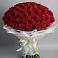 Букет 101 Красная роза Блэк Мэджик в Пелым