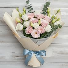 Букет цветов из:  Лизиантусы в Пелым