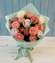 Букет цветов из:  Розы #REPLACE_PRED# Пелым