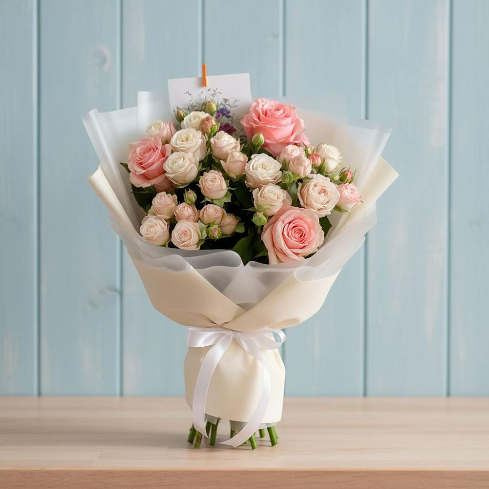 Букет цветов из: Розы в Пелым