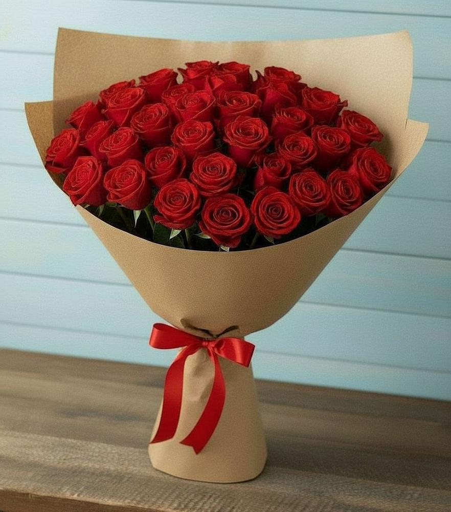 Букет Красные розы Милано в Пелым