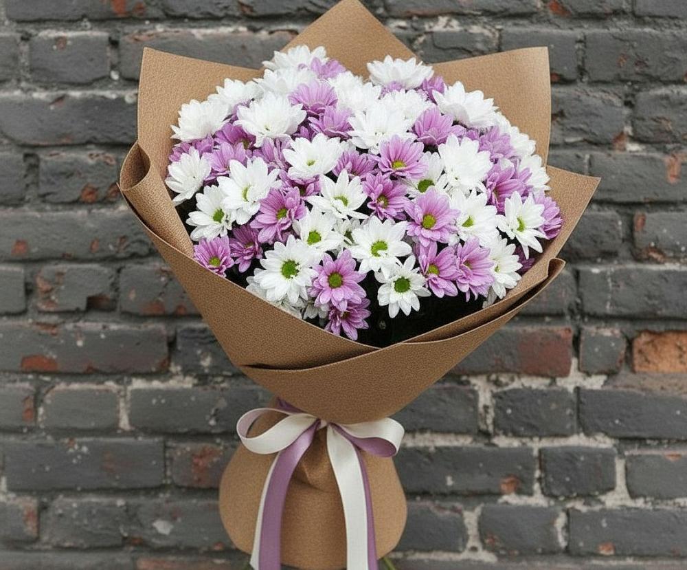Букет цветов из: Хризантемы в Пелым