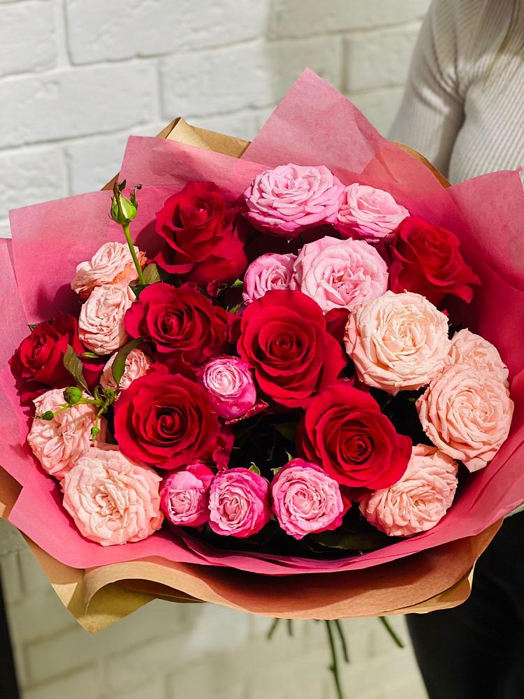 Букет цветов из: Розы в Пелым