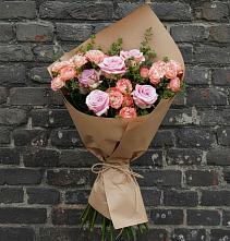 Букет цветов из:  Розы #REPLACE_PRED# Пелым