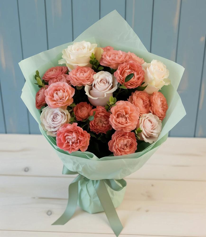 Букет цветов из: Розы в Пелым