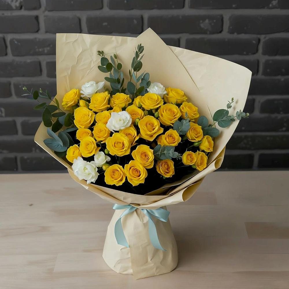 Букет цветов из: Розы в Пелым