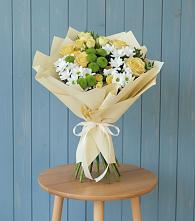 Букет цветов из:  Хризантемы и Розы в Пелым