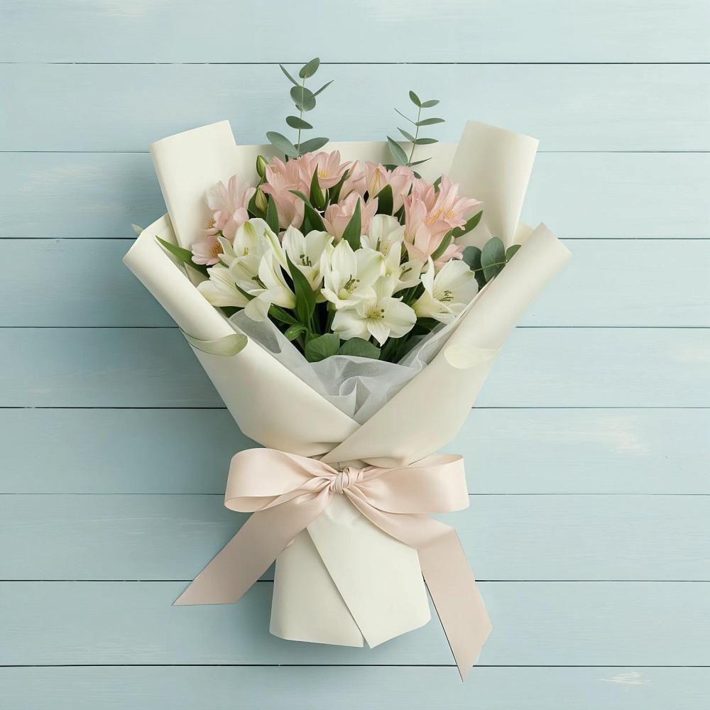 Букет цветов из: Альстромерии в Пелым