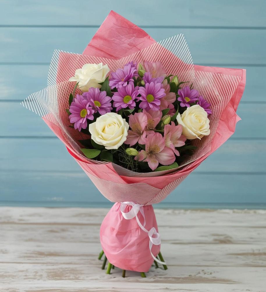 Букет цветов из: Герберы в Пелым