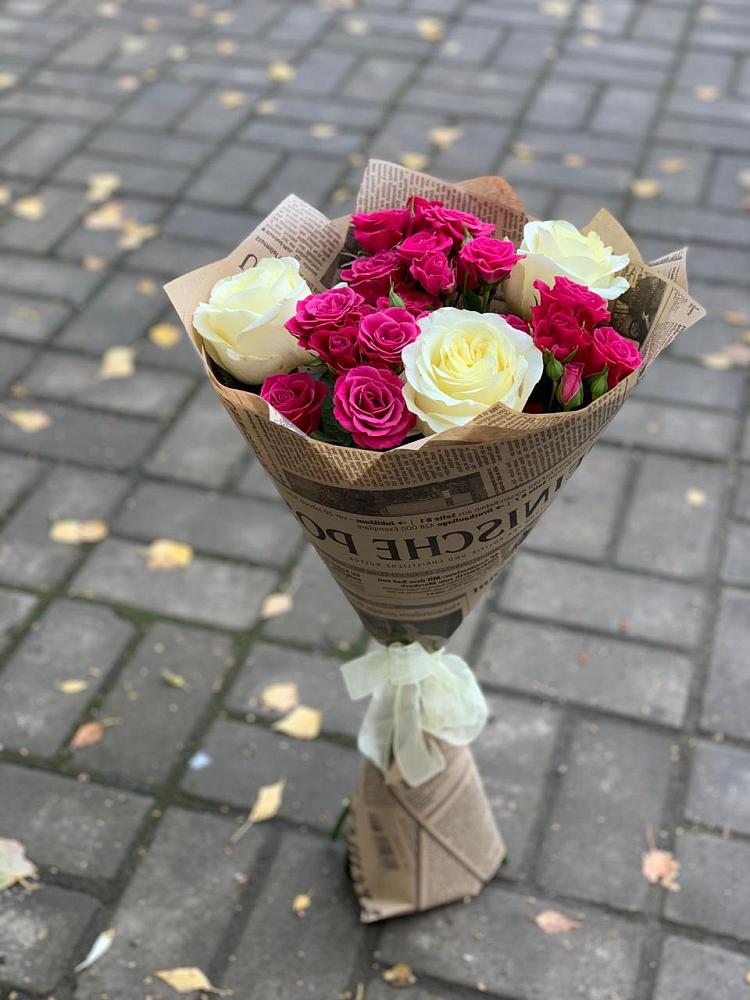 Букет цветов из: Розы в Пелым