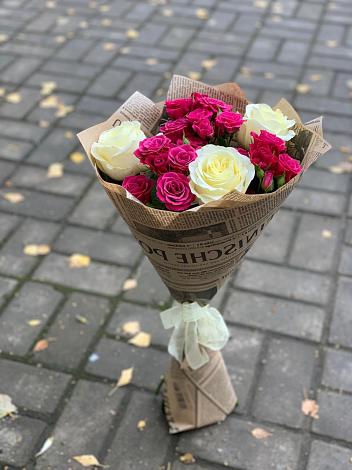 Букет цветов из: Розы в Пелым