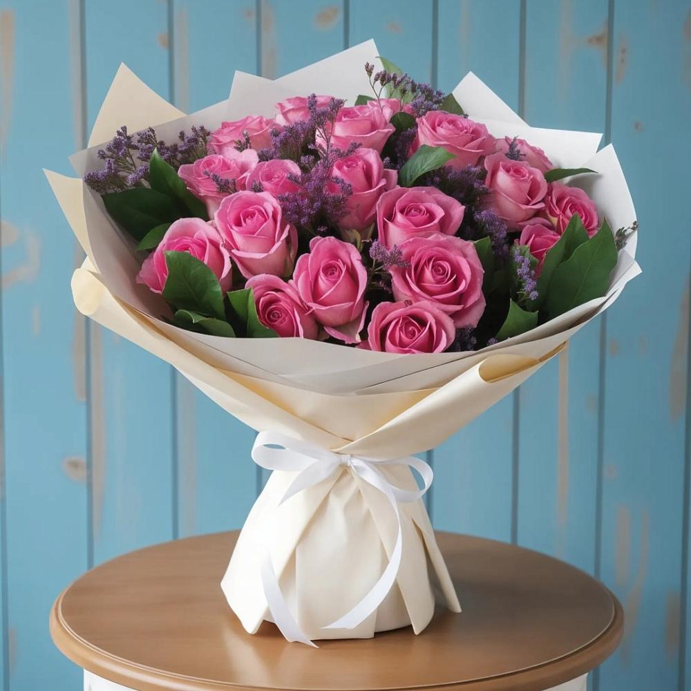 Букет цветов из: Розы в Пелым