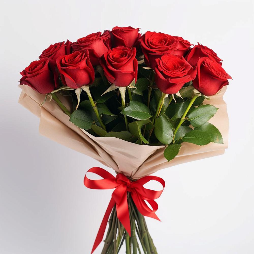 Букет 11 Красных роз Эдлесс Лав в Пелым