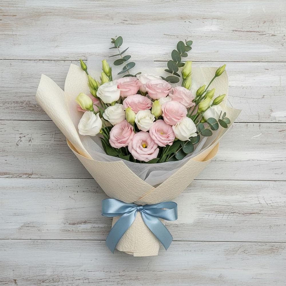 Букет цветов из: Лизиантусы в Пелым